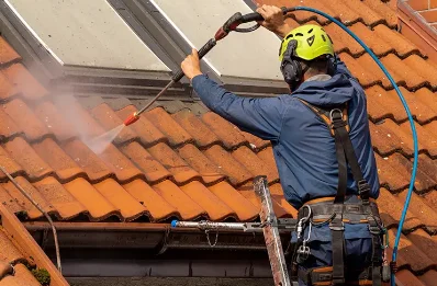 Démoussage et hydrofuge de toiture à Vauréal